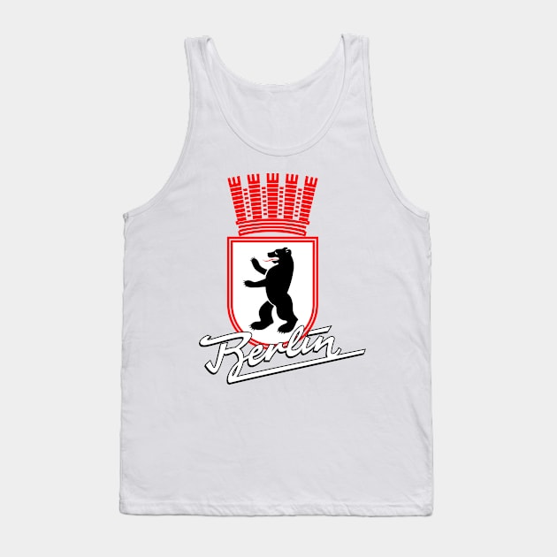 Berlin coat of arms + lettering IWL DDR Tank Top by GetThatCar